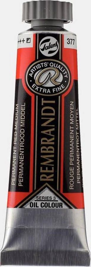 Rembrandt Olieverf | Permanent Red Medium (377) 15 ml