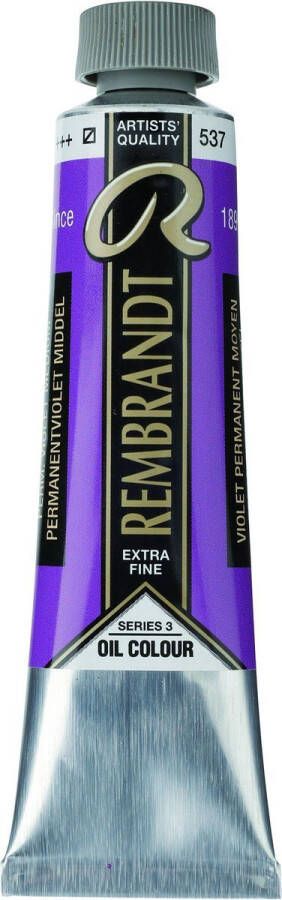 Rembrandt Olieverf | Permanent Violet Medium (537) 15 ml