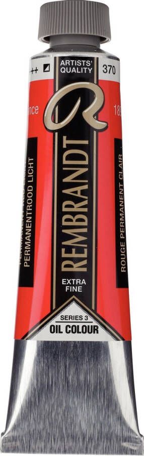 Rembrandt Olieverf Permanentrood licht 370 40mL