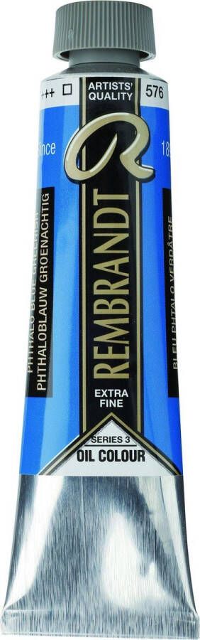 Rembrandt Olieverf | Phthalo Blue Green (576) 15 ml