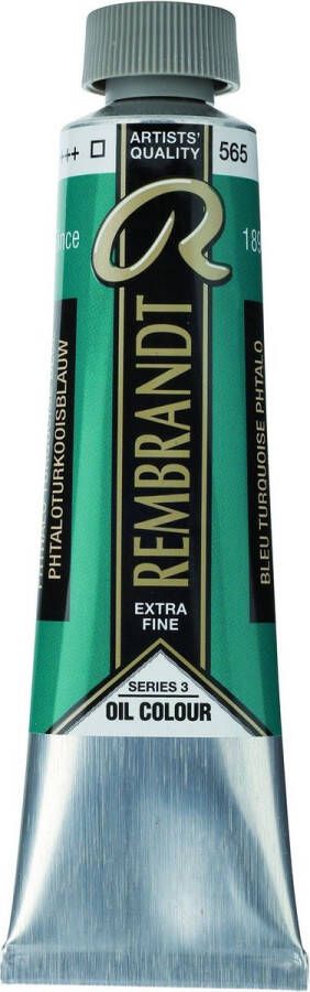 Rembrandt Olieverf | Phthalo Turquoise Blue (565) 15 ml