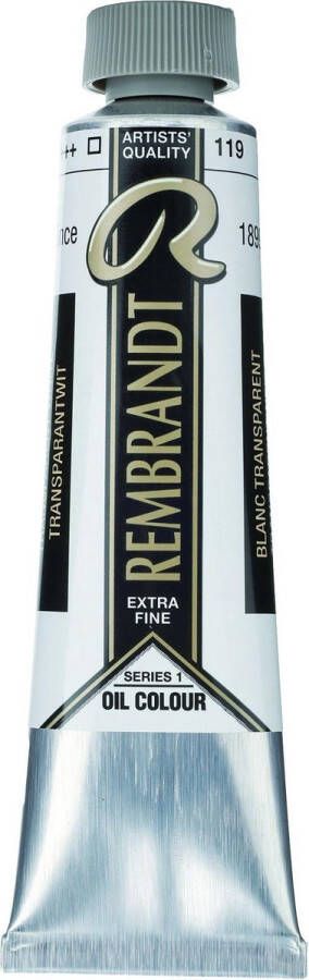 Rembrandt Olieverf | Transparant White (119) 15 ml