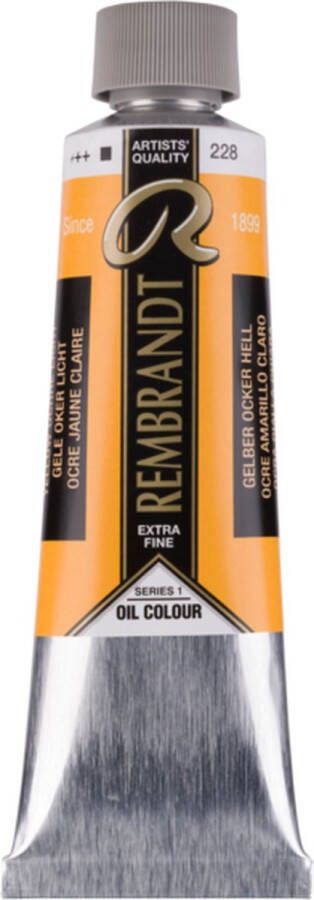 Rembrandt Olieverf Tube 150 ml Gele Oker Licht 228