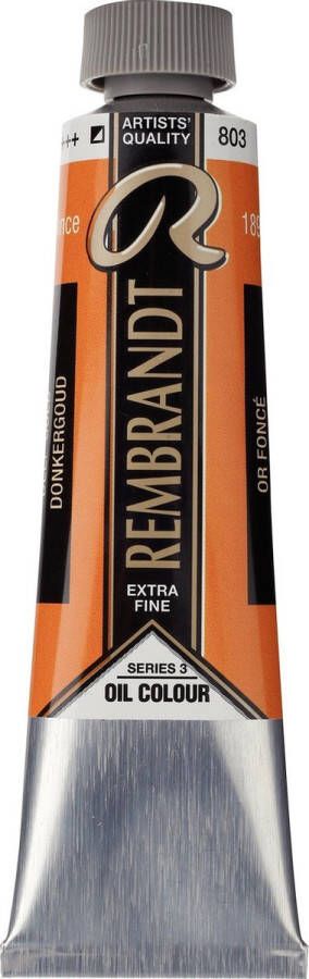 Rembrandt Olieverf Tube 40 ml Donkergoud 803