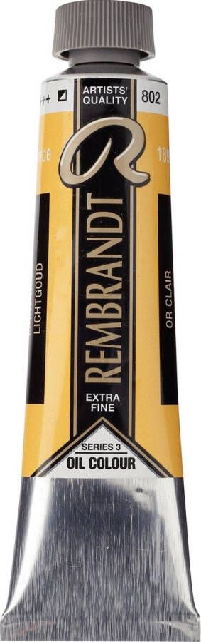 Rembrandt Olieverf Tube 40 ml Lichtgoud 802