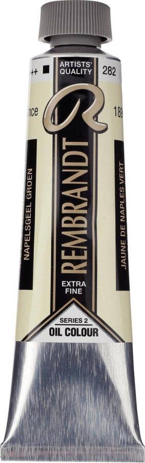 Rembrandt Olieverf Tube 40 ml Napelsgeel Groen 282