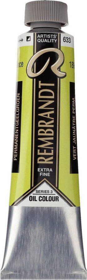 Rembrandt Olieverf Tube 40 ml Permanentgeelgroen 633