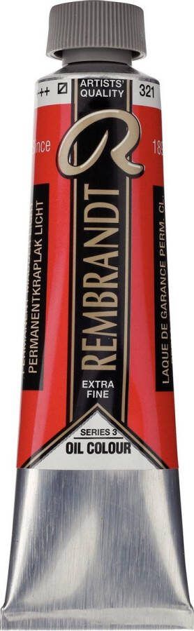 Rembrandt Olieverf Tube 40 ml Permanentkraplak Licht 321