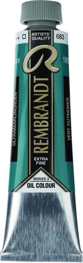 Rembrandt Olieverf | Ultramarine Green (683) 15 ml