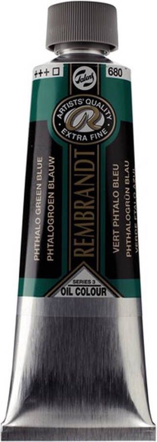 Rembrandt Olieverf 150 ml Tube Phtalogroen blauwachtig 680