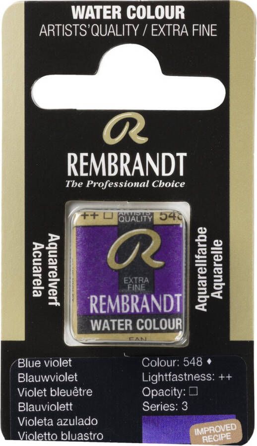 Rembrandt water colour napje Blue Violet (548)