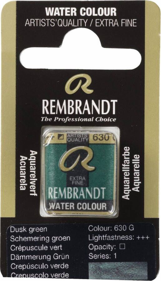 Rembrandt water colour napje Dusk Green (630)