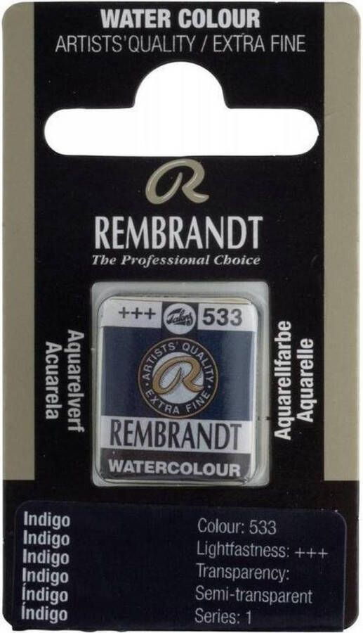 Rembrandt water colour napje Indigo (533)