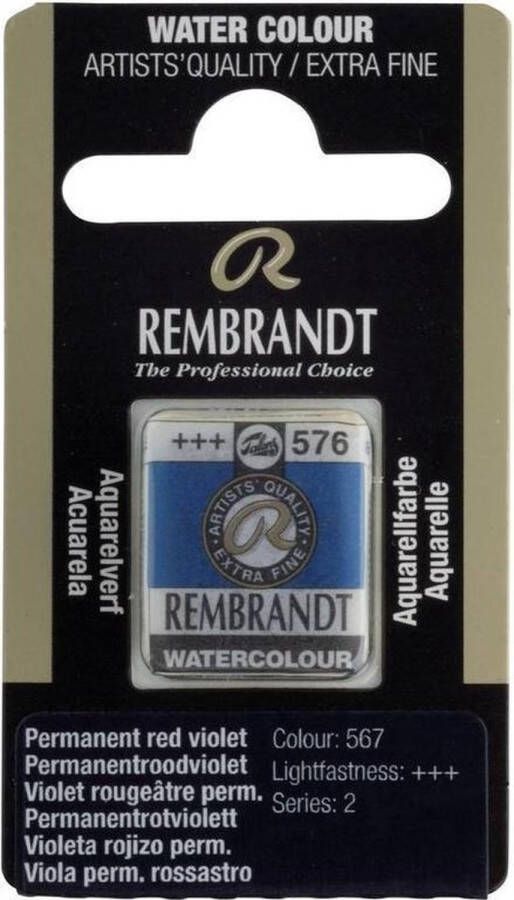 Rembrandt water colour napje Phthalo Blue Greenish (576)