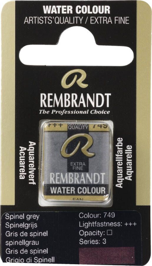Rembrandt water colour napje Spinel Grey (749)