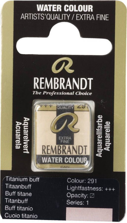 Rembrandt water colour napje Titanium Buff (291)