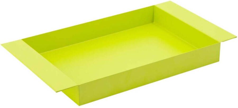 Remember Dienblad Ryo Klein Lime 27 x 47 cm Metaal Groen