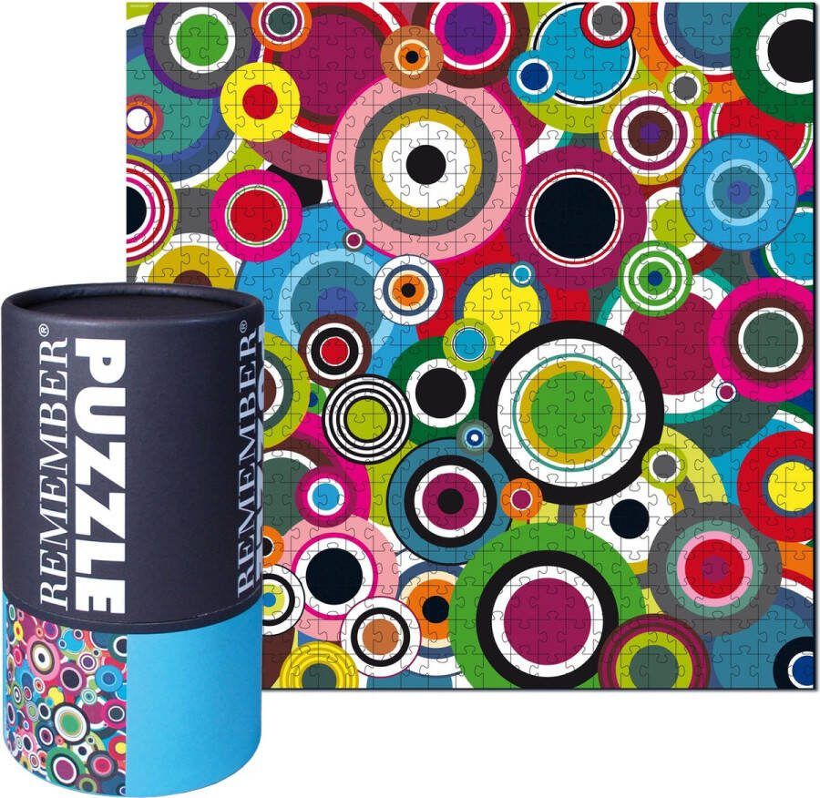 Remember Spel Puzzel Rondo Papier Multicolor