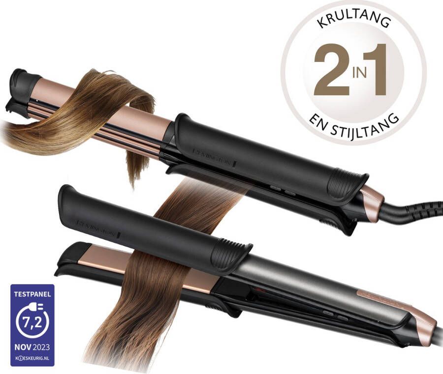 Remington ONE Straight & Curl Stijltang & Krultang in 1 S6077