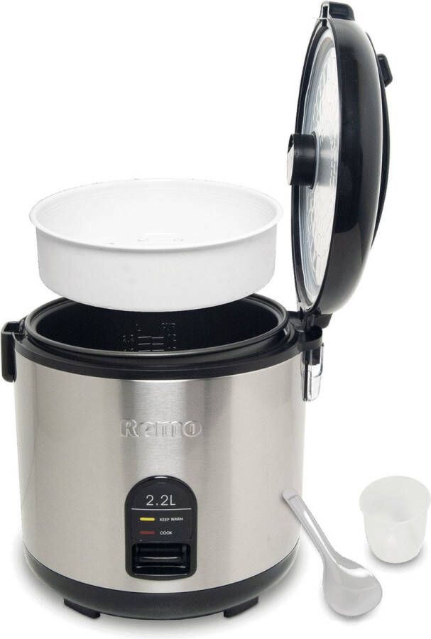 Remo Rijstkoker 2.2L 700Watt 10 porties