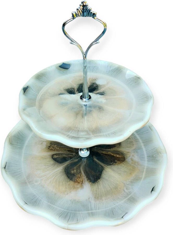 Resin Art JR : Etagère 2 lagen High tea accessoires Standaard