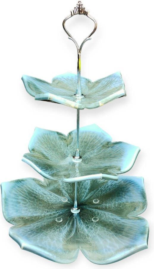 Resin Art JR : Etagère 3 lagen (Bloem) High tea accessoires Standaard