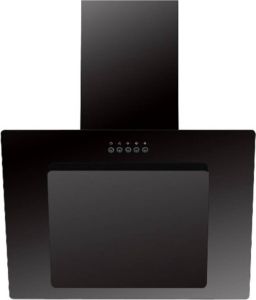 Respekta CH 21060 SBZ schuine afzuigkap 60 cm B label Zwart Luchtafvoer Recirculatie Schuine dampkap 60 cm