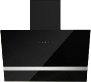 Respekta CH 24090 SAM schuine afzuigkap 90 cm Zwart Luchtafvoer Recirculatie Schuine dampkap 90 cm