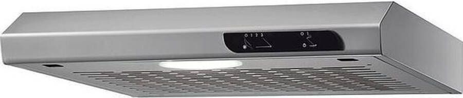 Respekta onderbouw afzuigkap 50 cm Aluminium look Luchtafvoer Recirculatie RVS DH540IXL