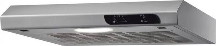 Respekta onderbouw afzuigkap 60 cm Aluminium look Luchtafvoer Recirculatie RVS DH640IXL