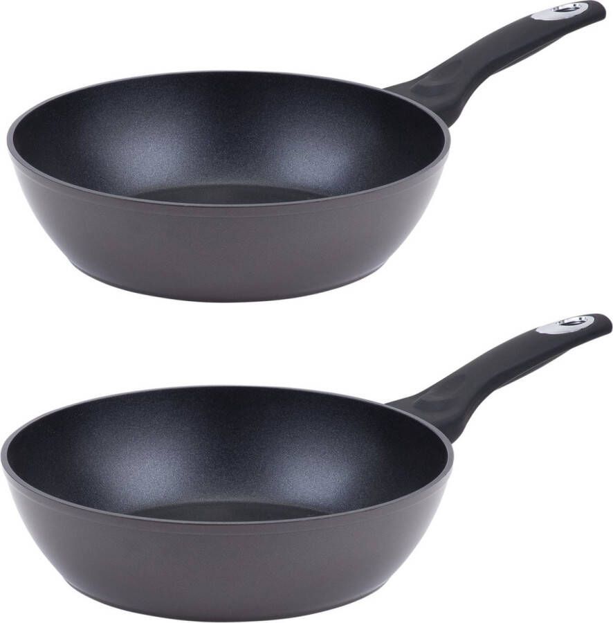 Resto Kitchenware Koekenpannenset Pavo ø 26 + 28 cm Inductie en alle andere warmtebronnen