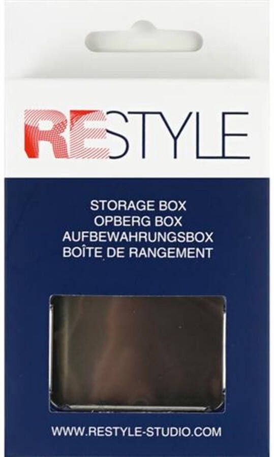 ReStyle 015.17006 Tinnen opbergbox met venster 91 x 63 x 18 mm