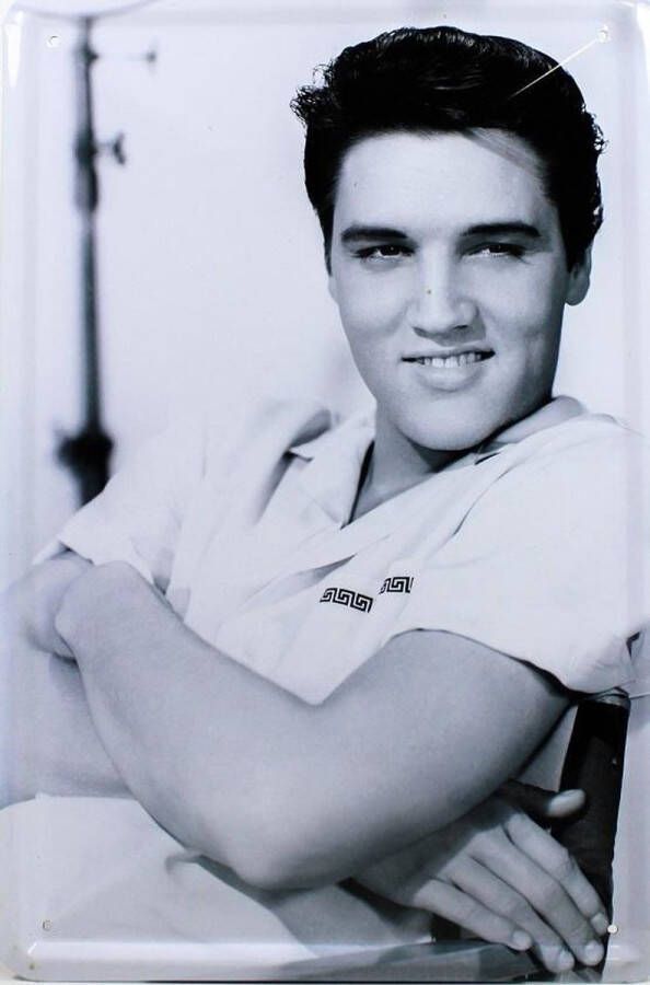 Retrob Wandbord Elvis Presley -20x30cm