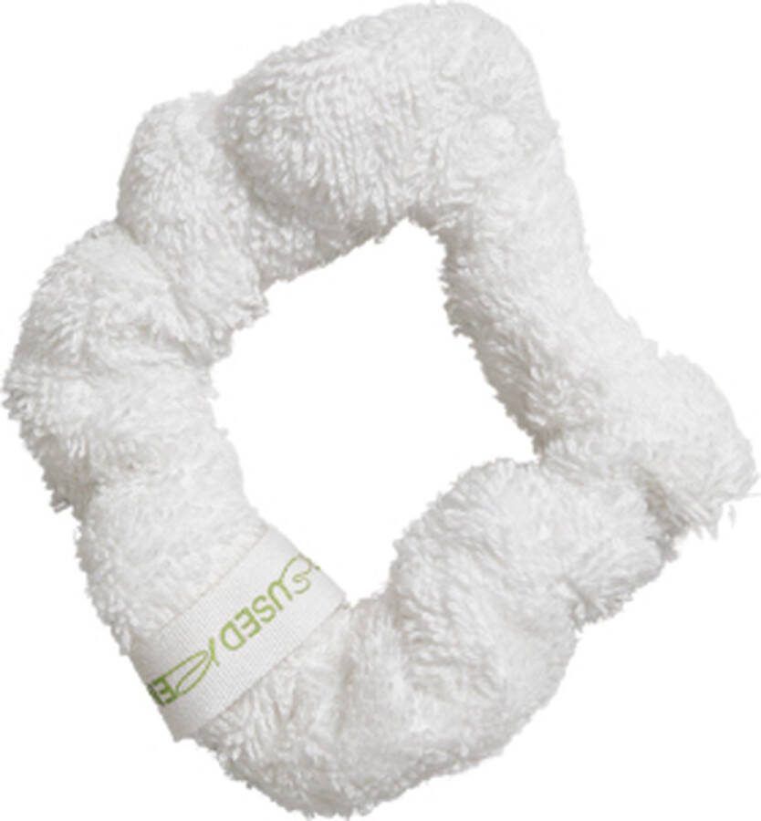 Reused Remade Scrunchie Lime Upcycle Eco-Vriendelijk Hergebruikt Groen