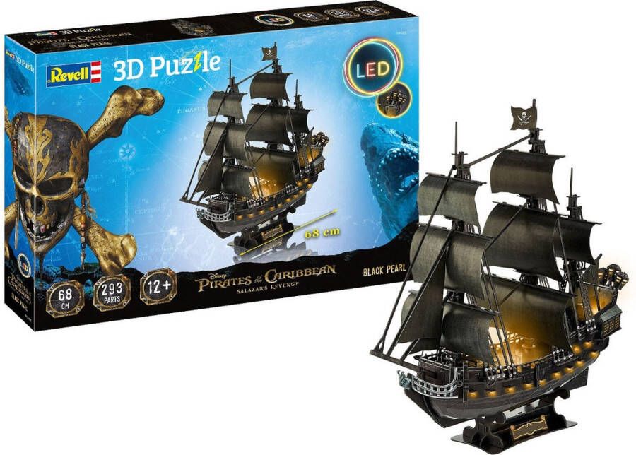 Revell 00155 Black Pearl Ship LED Edition 3D Puzzel