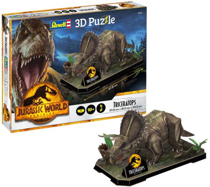 Revell 00242 Jurassic World Dominion Triceratops 3D Puzzel