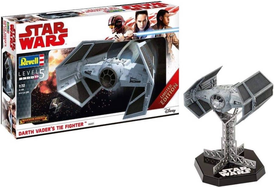 Revell 06881 Disney Star Wars Darth Vader's TIE Fighter modelbouwset voor experts meerkleurig schaal 1:72