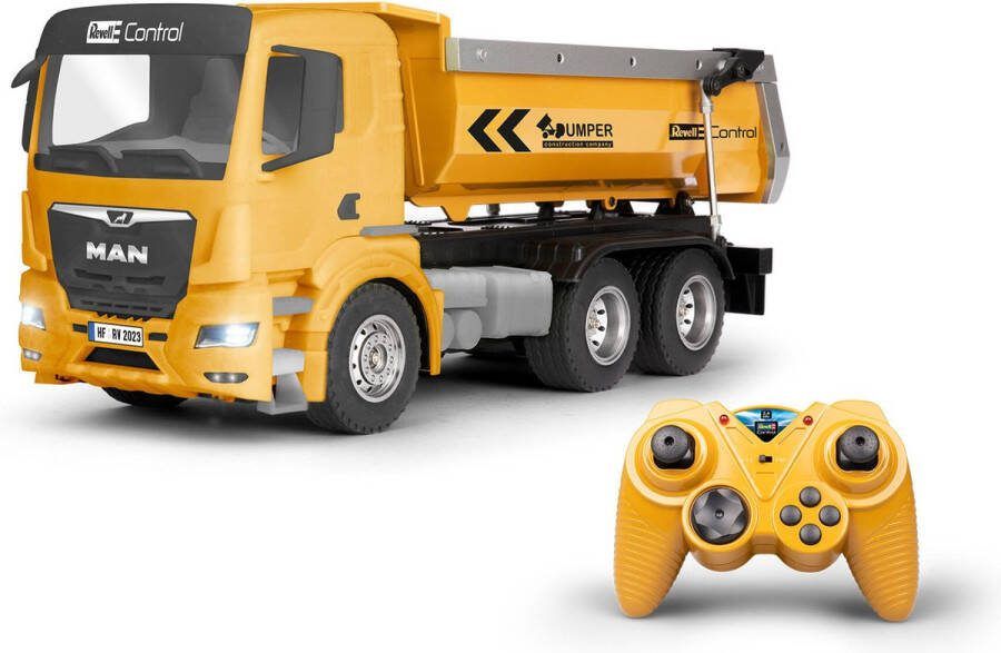 Revell 1:14 24454 RC Kieper Vrachtwagen MAN TGS 33.510 6X4 BB CH RC Model Kant en Klaar