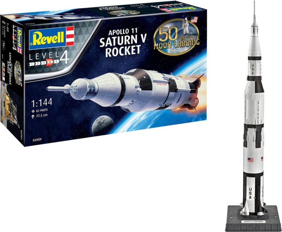 Revell 1:144 04909 Apollo Saturn V Plastic Modelbouwpakket