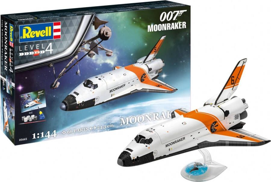 Revell 1:144 05665 James Bond 007 Moonraker Geschenkset Plastic Modelbouwpakket