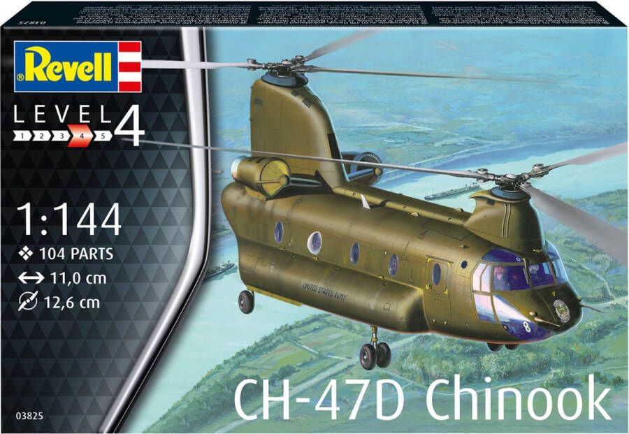 Revell 1:144 63825 CH-47D Chinook Model Set Plastic Modelbouwpakket