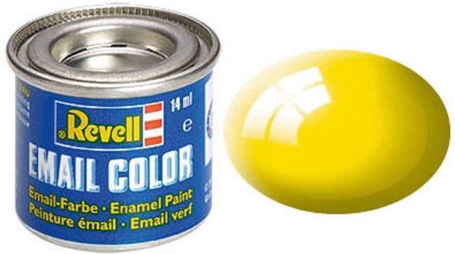 Revell #12 Yellow Gloss RAL1018 Enamel 14ml Verf potje