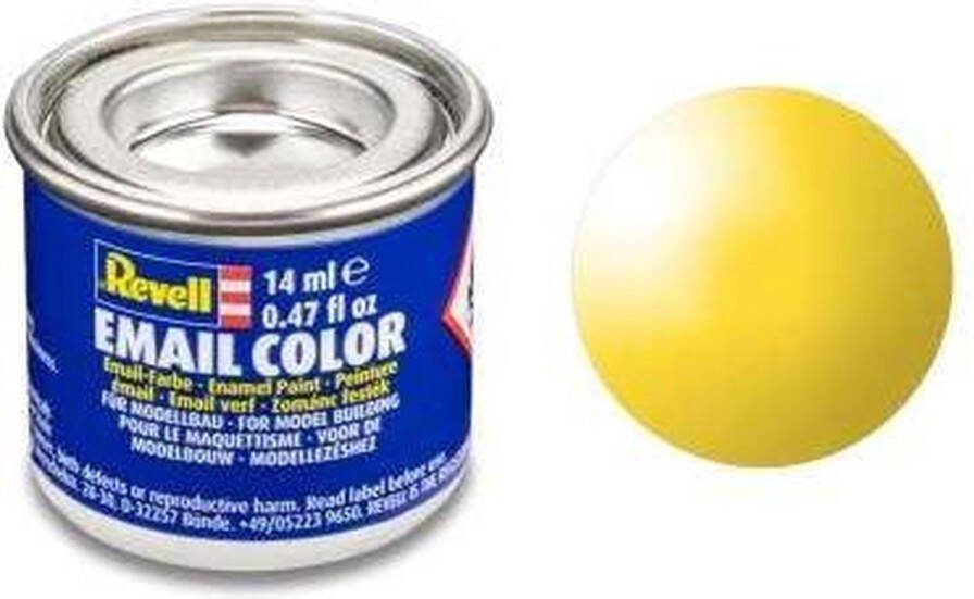 Revell #12 Yellow Gloss RAL1018 Enamel 14ml Verf potje