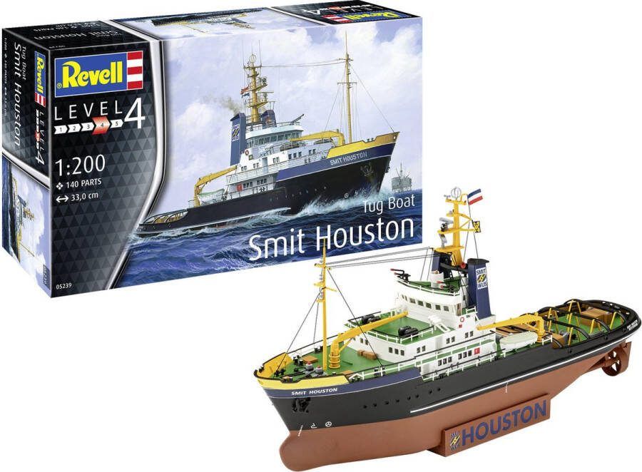 Revell 1:200 05239 Tug Boat Smit Houston Plastic Modelbouwpakket