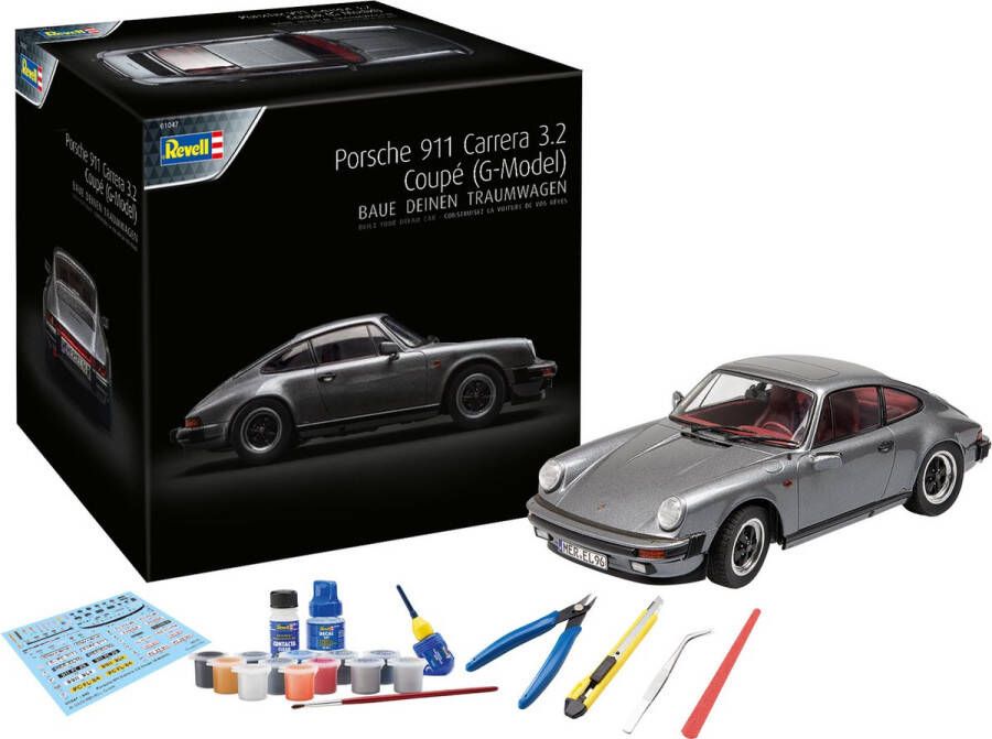 Revell 1:24 01047 Porsche 911 Carrera 3.2 Coupe Adventskalender Plastic Modelbouwpakket