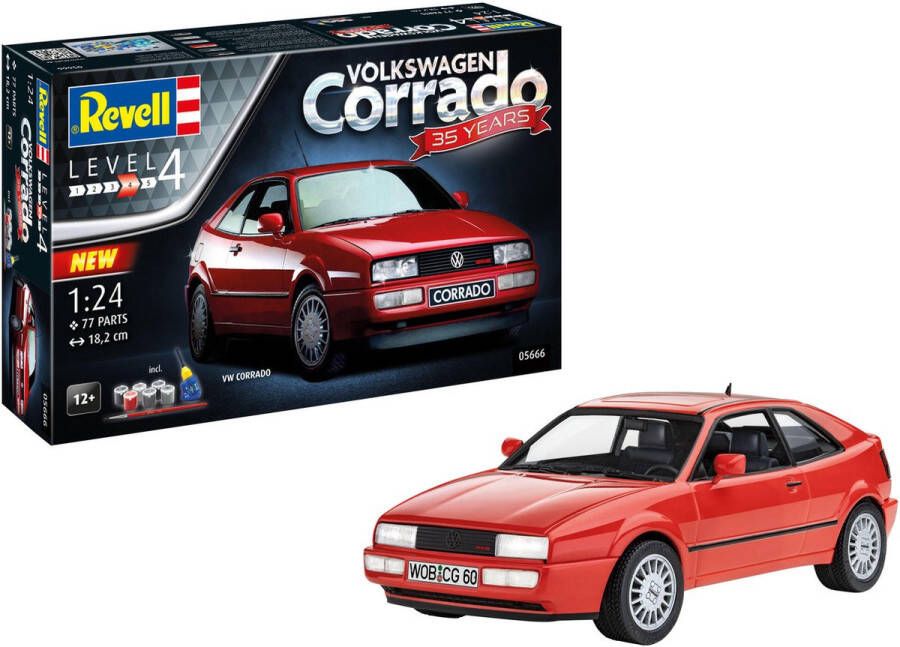 Revell 1:24 05666 Volkswagen VW Corrado 35 Years! Geschenkset Plastic Modelbouwpakket