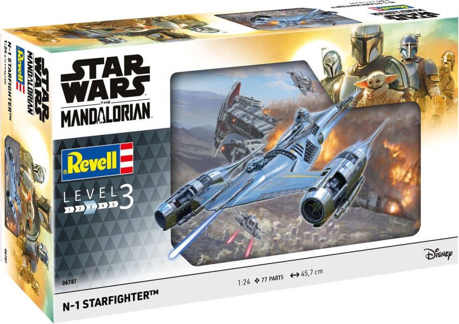 Revell 1:24 06787 Star Wars The Mandalorian N1 Starfighter Plastic Modelbouwpakket