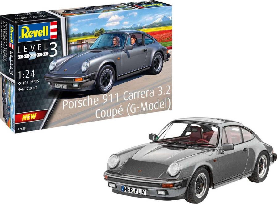 Revell 1:24 07688 Porsche 911 G Model Coupé Car Plastic Modelbouwpakket