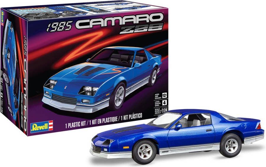 Revell 1:24 14540 1985 Chevy Camaro Z28 Plastic Modelbouwpakket