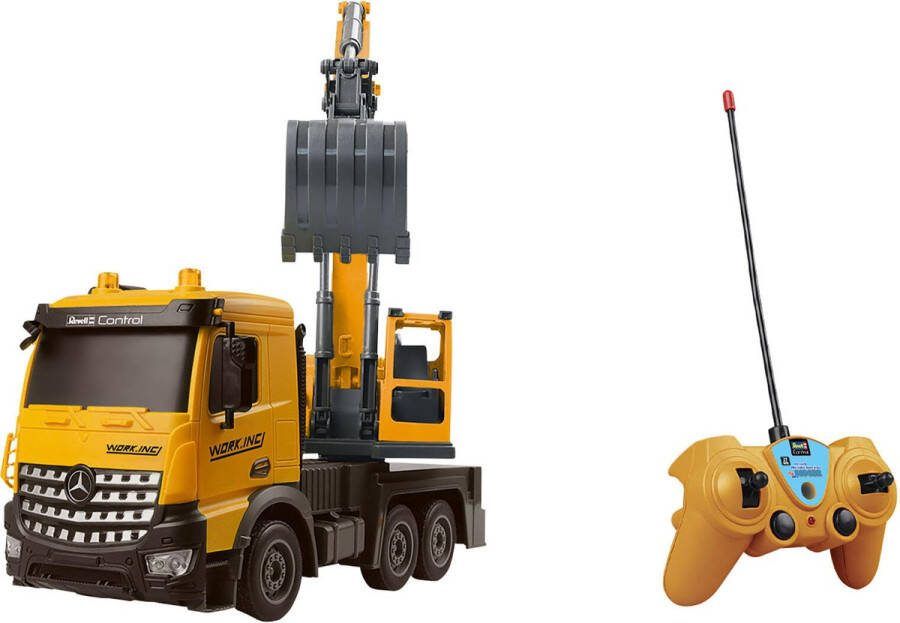 Revell 1:24 24679 RC Kraan Vrachtwagen Mercedes-Benz Arocs My Little Digger RC Model Kant en Klaar